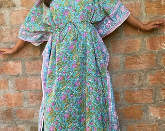 Cotton Caftan Plus size kaftan Kaftan maxi dress