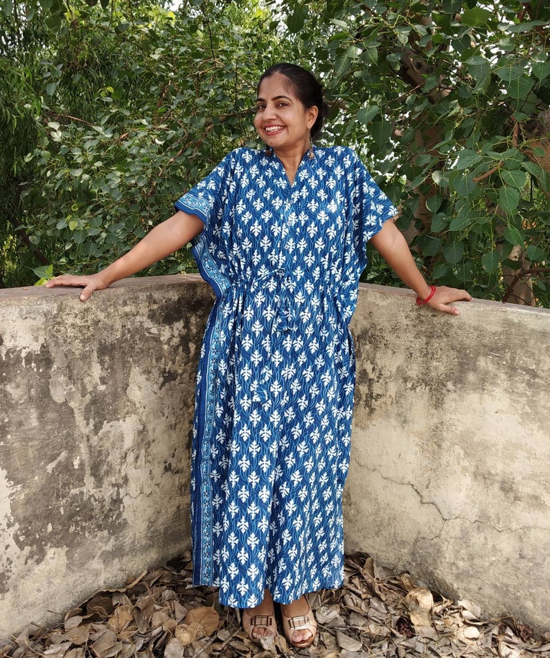 Maternity Hospital Gown Maternity Kaftan Robe Nursing Cotton Etsy