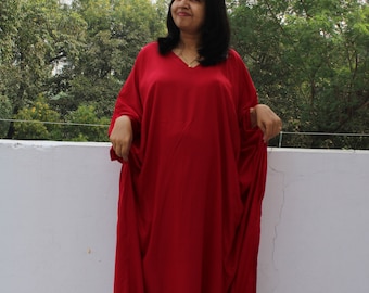 Maroon Caftan, kaftan, plus size kaftan, maxi dress, kaftans, plus size gown, maternity dress, photoshoot dress