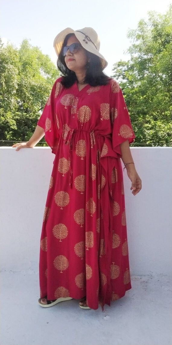 feeding kaftan gown