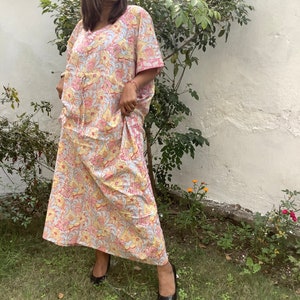 Kaftan, Caftan, kaftan dress, kaftan maxi dress, women's clothing, robe beach cover ups, holiday dress, wedding robe image 4