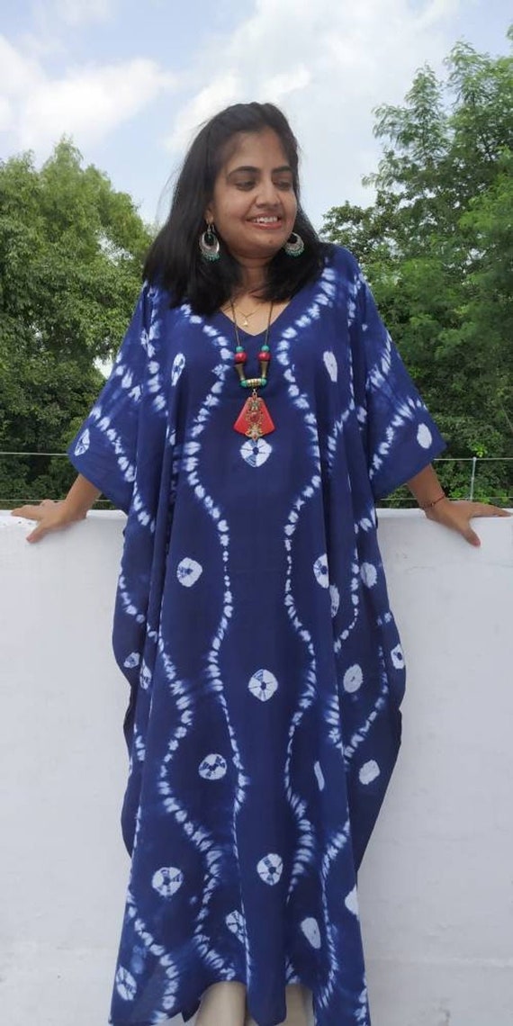 Tie Dyed Plus Size Clothing Kaftan ...