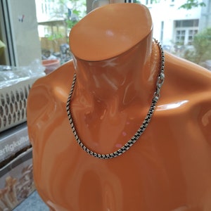 Silver chain, Bismarck chain, 935 silver, handmade, men's jewelry