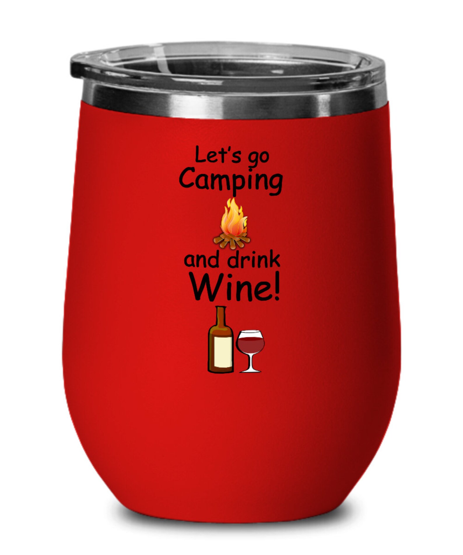 Best Camping and Wine 12oz Tumbler Tent Cabin Outdoors Etsy