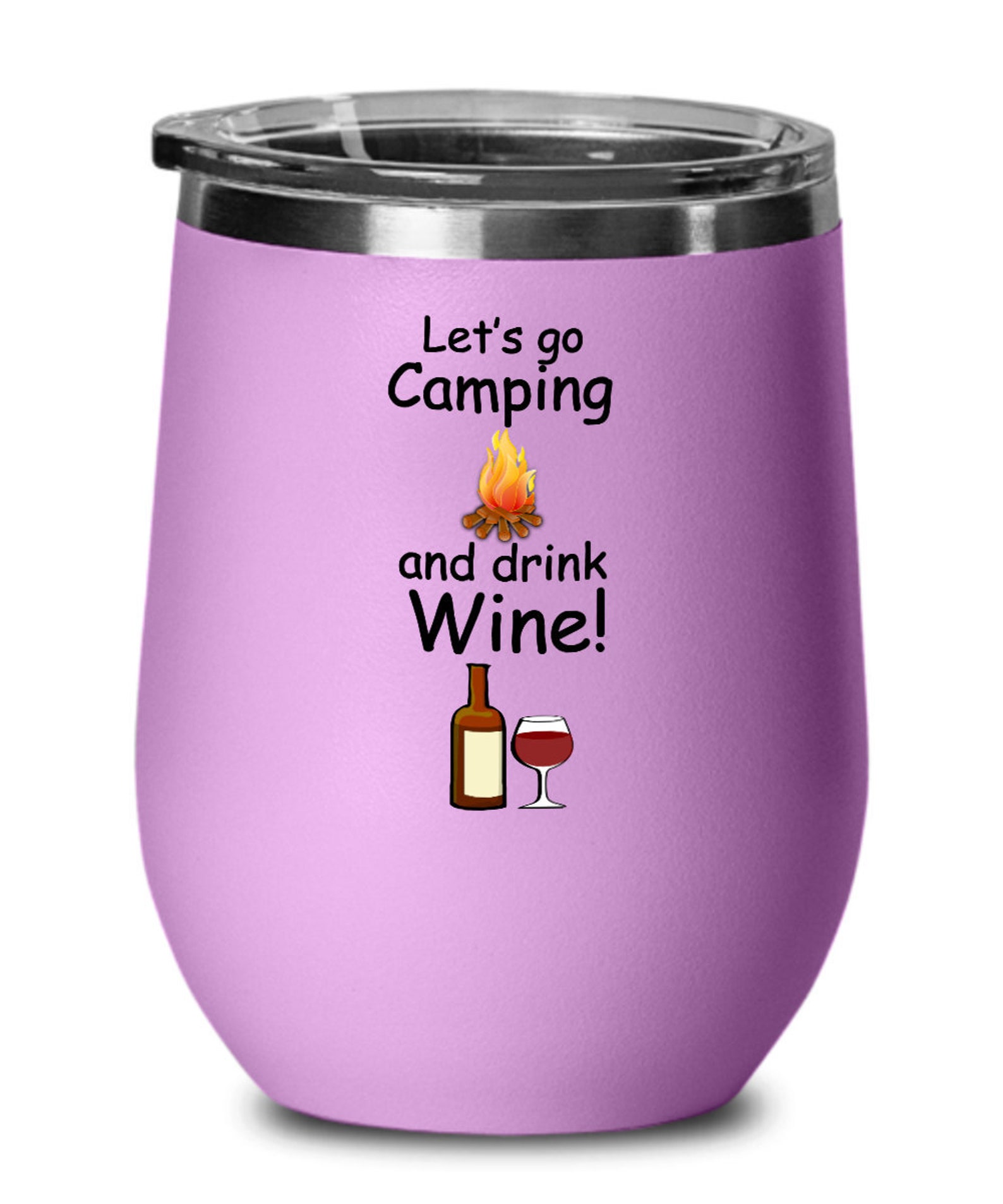 Best Camping and Wine 12oz Tumbler Tent Cabin Outdoors Etsy