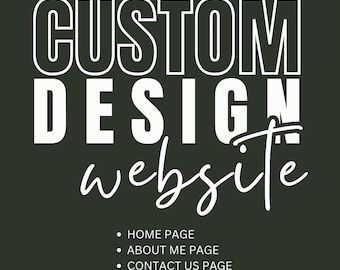 Servicio de diseño web personalizado / Sitio web empresarial de 4 páginas / Sitio web para pequeñas empresas adaptable a dispositivos móviles