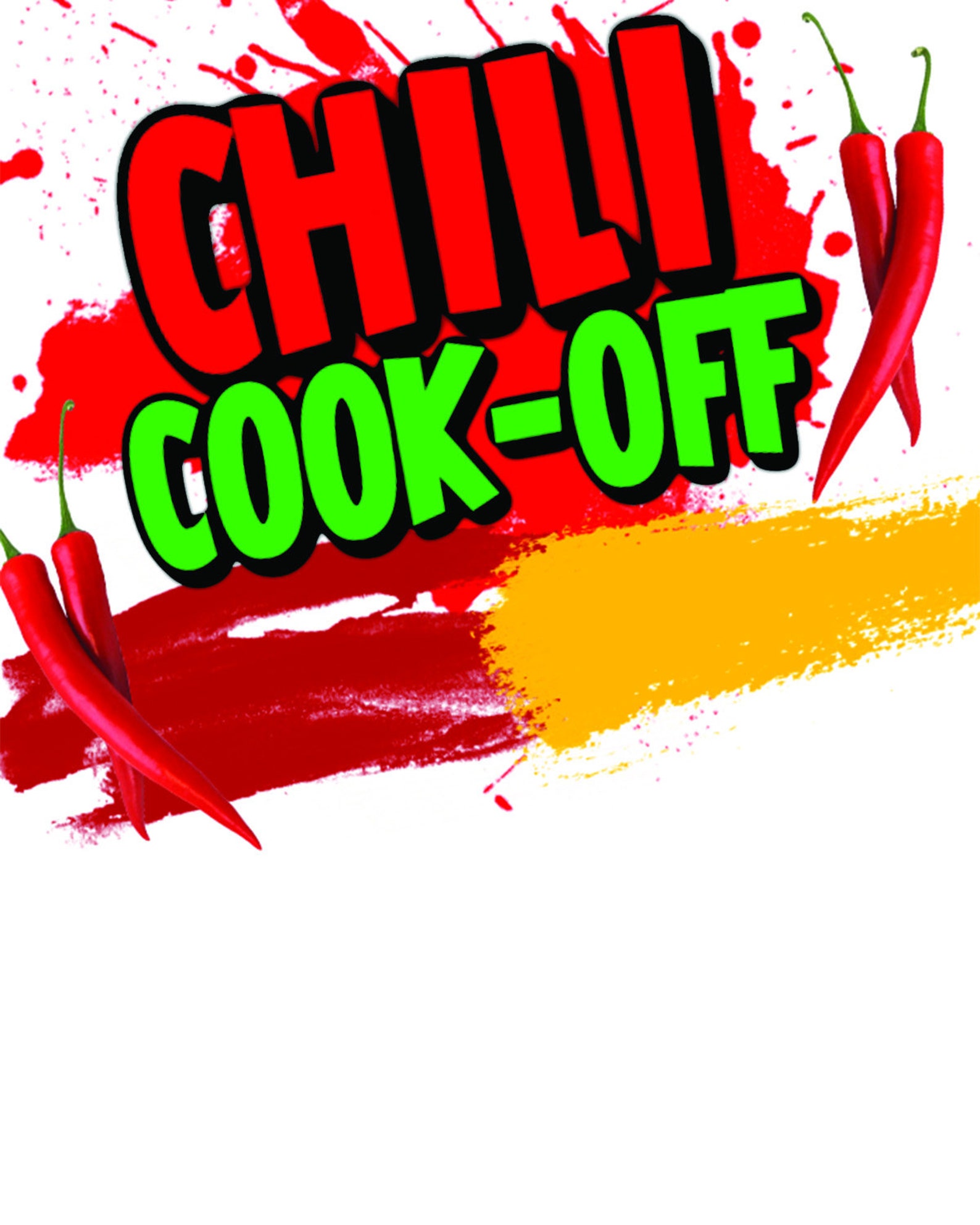 Chili Cook off Flyer EDITABLE Event Flyer Poster Etsy