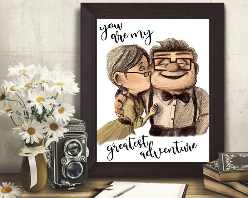 Disney's Up Ellie and Carl Inspired Quote Digital Download | Etsy