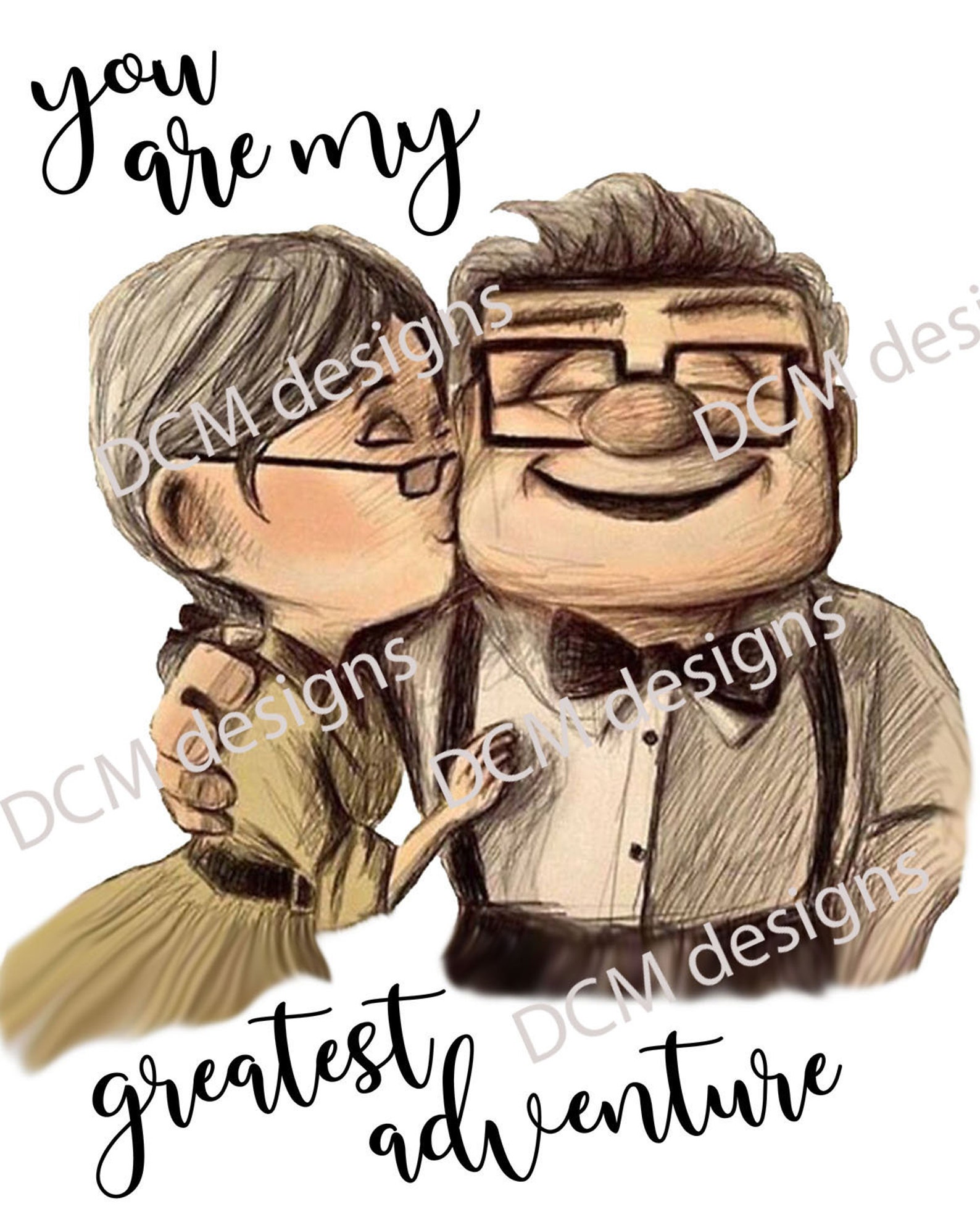 Disney's Up Ellie and Carl Inspired Quote Digital Download Etsy