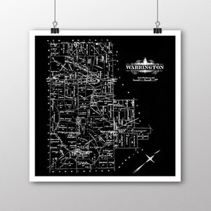 Warrington, Pennsylvania | Vintage Map | Your Hometown | Bucks County Pennsylvania | Custom Gift | Fine Art Paper Print | Giclee Map Print