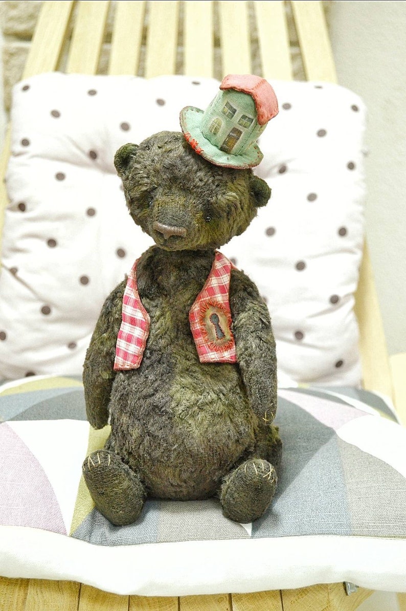 stuffed teddy bear sewing pattern ooak teddybear 3in1 Artist bear pattern Download PDF memory bear memorial teddy bears plush pattern