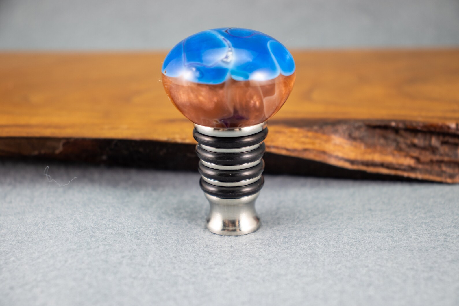 Hand Turned Resin Bottle Stopper Etsy