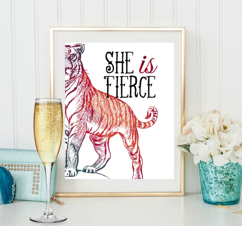 she-is-fierce-wall-art-printable-home-decor-printable-download-etsy