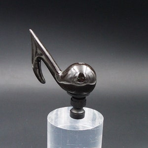 Custom Lamp Finial Featuring a Rare Form of a Musical Note