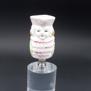 Custom Lamp Finial Featuring a  Colonial Man Pitcher with a Bunny Handle