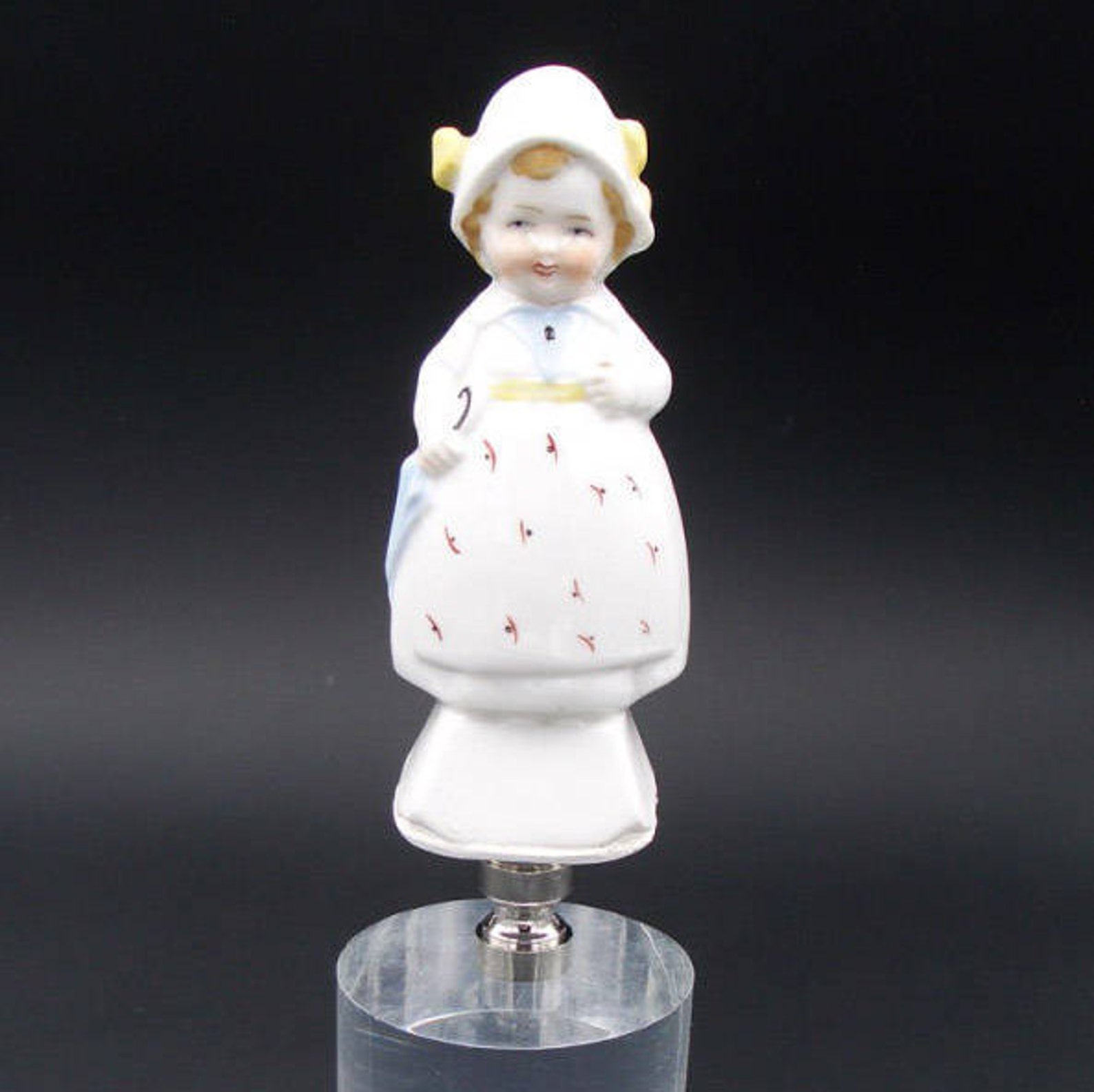 Custom Made Lamp Finial Featuring a Charming Hand Painted Etsy