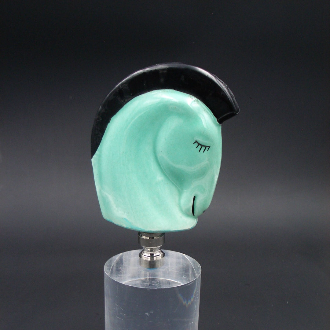 Custom Lamp Finial Featuring a Stylized 1920's Art Deco Etsy