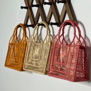 Woven Handmade Iraca Palm Bag, Eco-Friendly Wraist Bags