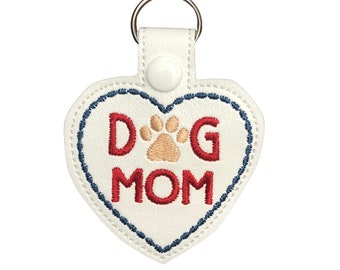 Dog Mom Key Fob