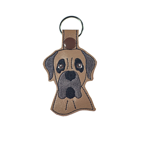 Bullmastiff key fob / Mastiff Key Chain