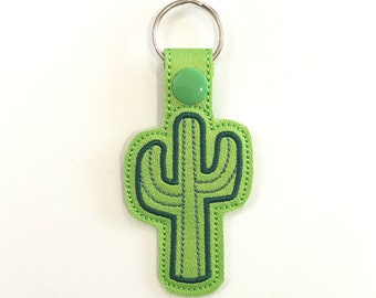 Saguaro Cactus Key Ring - Cactus Key Fob