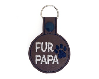 Fur Papa Key Fob / Key Ring