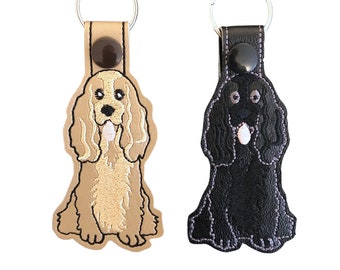 Cocker Spaniel key ring - Cocker Spaniel key fob