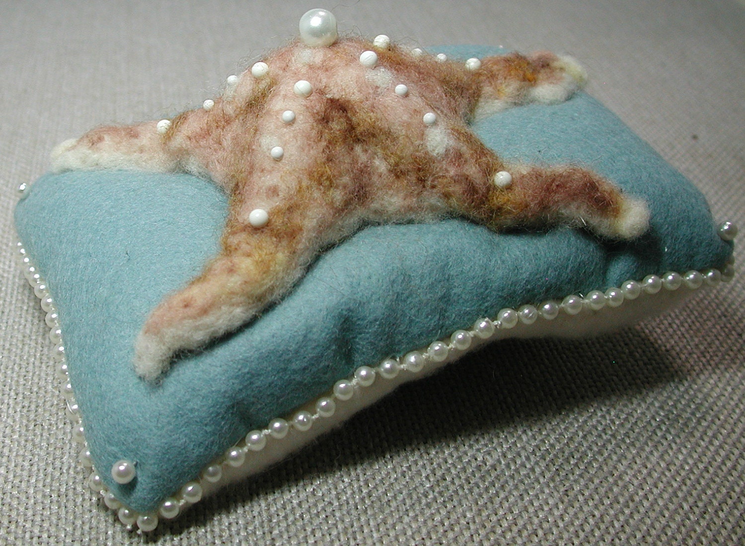 Origanl Starfish Pincushion, Pinkeep, Pinpoke, a Gift of Fondest ...