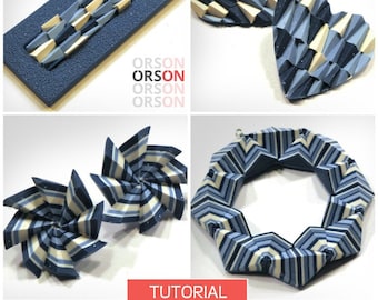 Orson's Originals Polygonen in polymeerklei deel I Tutorial Ebook DIY-instructies - ALLEEN in het Engels