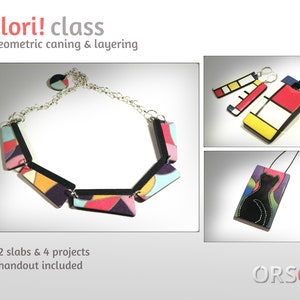 50%OFF Colori class - 4 polymer clay projects - in English only