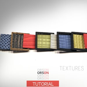 Orsons Original Chorus line 1 textures & polymer clay surface treatment Original tutorial e-book - ENGLISH only