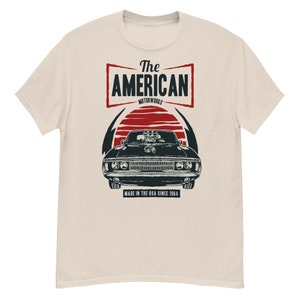 Vintage Muscle Car Graphic T-Shirt: Retro Automotive Tee