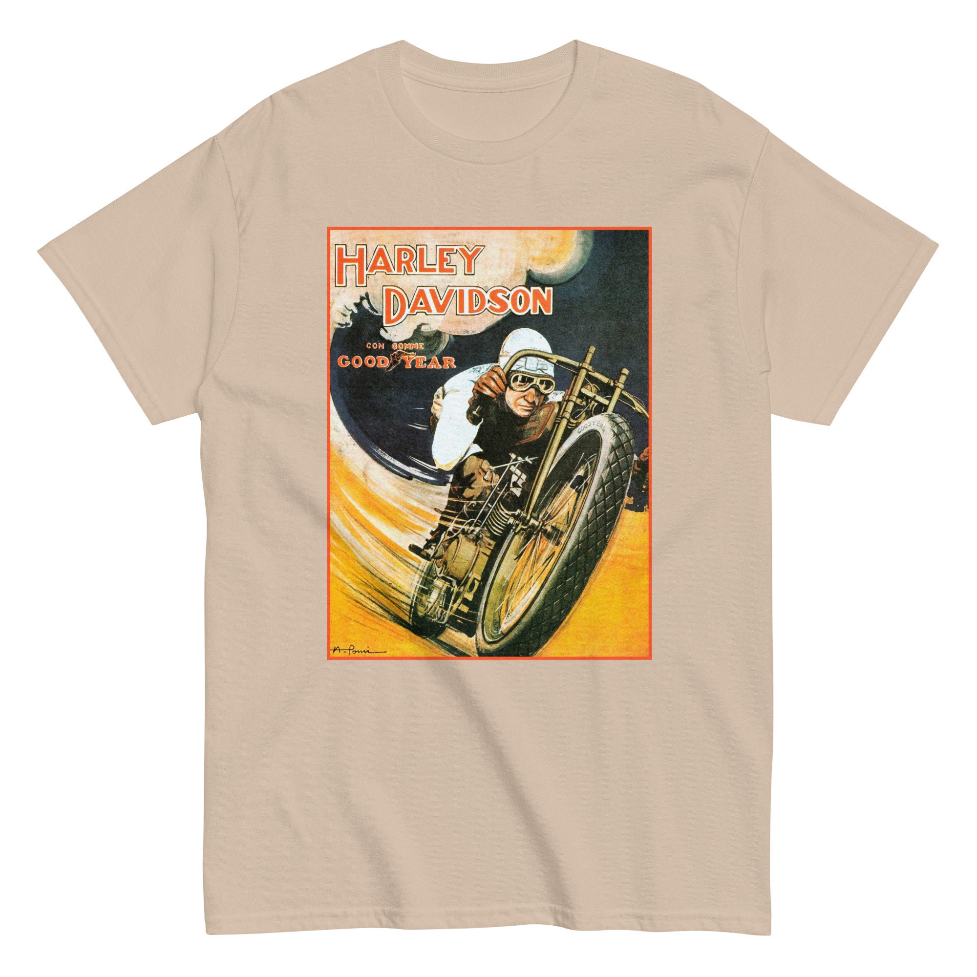 Vintage Harley Davidson Good Year T-shirt: Retro Graphic Tee - Etsy