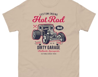 Vintage Hot Rod Graphic T-Shirt: Classic Car Tee