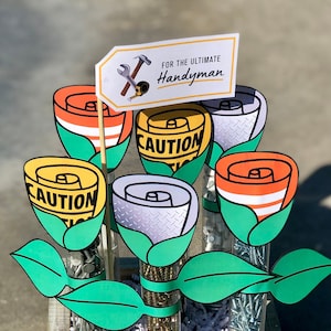 DIY Handyman Bouquet para él / Regalo para él / Ramo para él / Flores de herramientas / Regalo de San Valentín para él / Regalo de aniversario para él / FB21