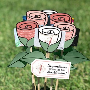 DIY Adventure Bouquet / Gift For Her / Birthday Gift / Baby Shower Gift / Bridal Shower Gift / Travel Bouquet / New Adventure Gift / FB21