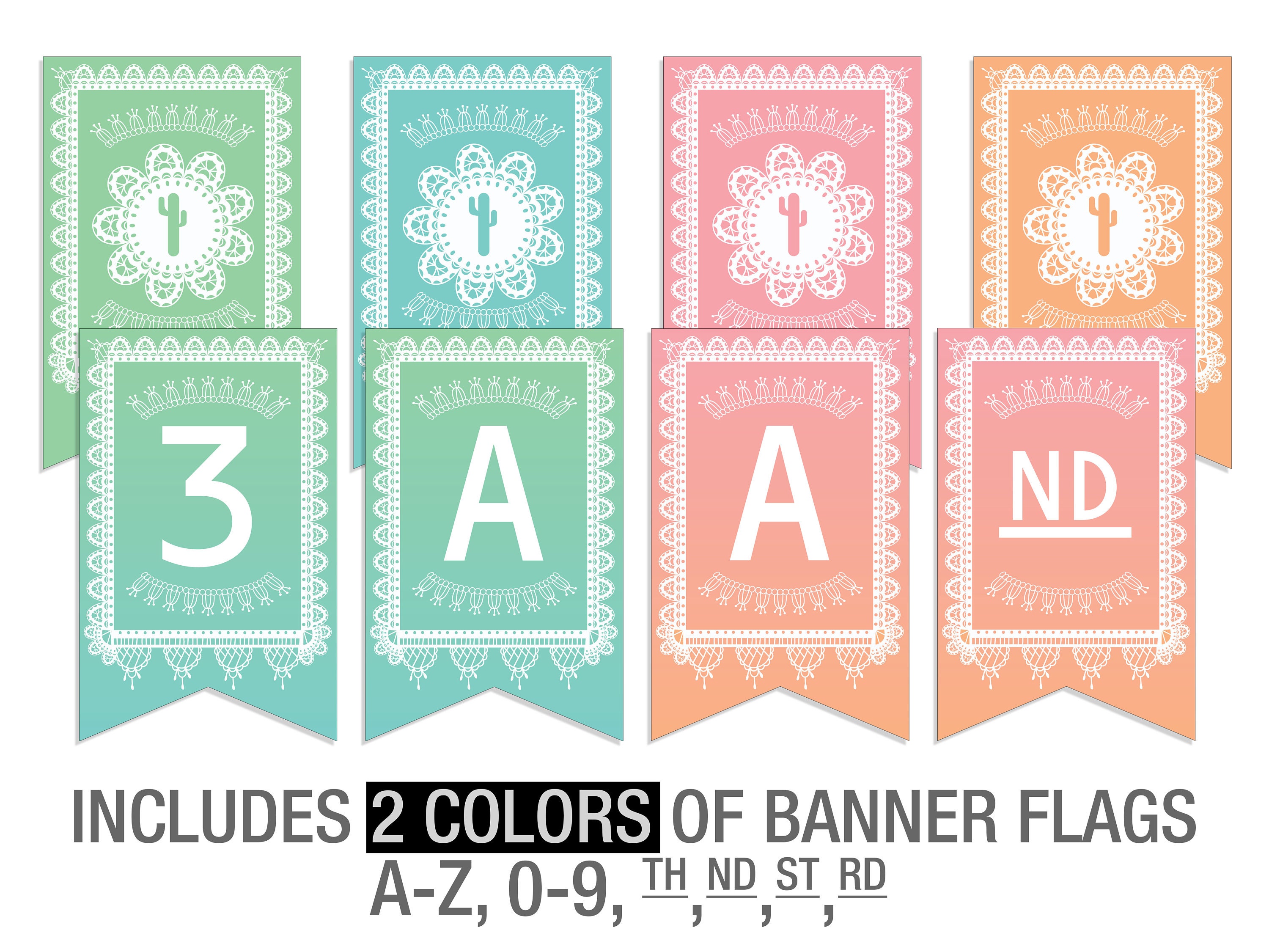 Custom Fiesta Printable Banner // Printable Decorations // | Etsy
