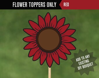 Adornos de girasol para ramos de regalo DIY / Regalo para maestros / Ramo de tarjetas de regalo / Regalo de San Valentín / Regalos para maestros / Regalo para maestros / FB23
