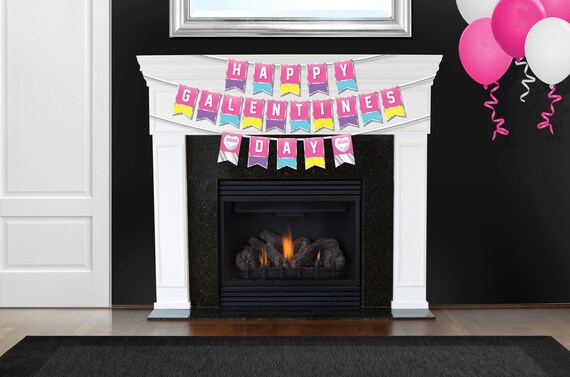 Happy Galentines Day Banner Happy Valentines Day Banner