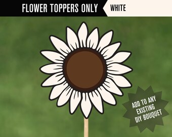 Adornos de girasol para ramos de regalo DIY / Regalo para maestros / Ramo de tarjetas de regalo / Regalo de San Valentín / Regalos para maestros / Regalo para maestros / FB23