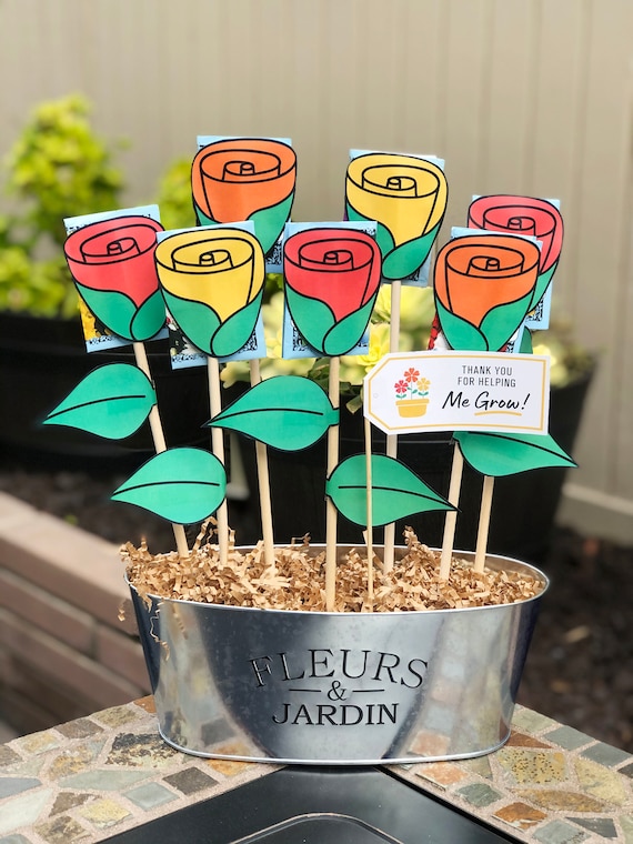 DIY Seed Packet Bouquet / Mothers Day Gift / Gift For Her / Gift for Him / Teachers Gift / Gardener Gift Bouquet /Teacher Gifts / FB21 Il_570xn