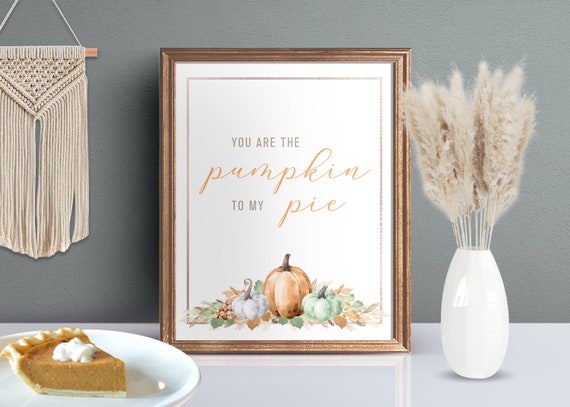 Fall Pie Sign / Friendsgiving Decorations / Printable Pie Bar Sign / Fall Decor Printables / Friendsgiving Sign / Thanksgiving Sign / CF19 Il_570xn