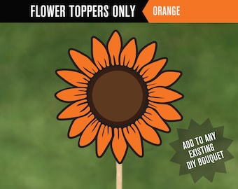 Adornos de girasol para ramos de regalo DIY / Regalo para maestros / Ramo de tarjetas de regalo / Regalo de San Valentín / Regalos para maestros / Regalo para maestros / FB23