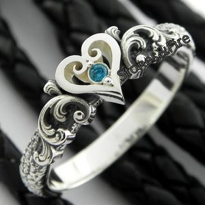 Rustic Hearts tiny Ring-Cosplay videogaming Gift-Handcrafted