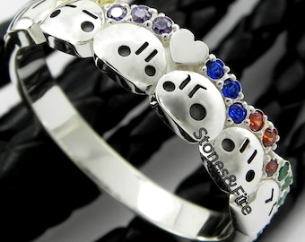 Dango Family Ring visual novel fanart gift-Handcrafted