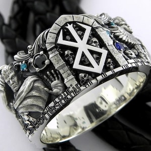 Berserk middelhoge cosplay-ring cadeau-handgemaakt