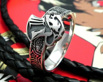 Persona 5 Ring videogamer cosplay gift stuff Phantom Thieves-Handcrafted custom