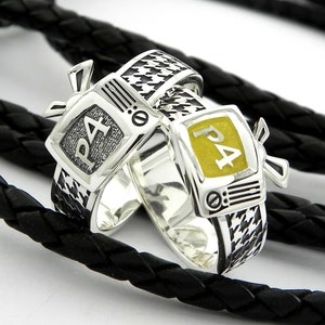 Persona 4 SMT series Ring-geeky nerdy cosplay gift stuff-Handcrafted