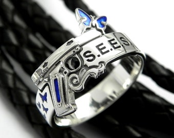 SMT Persona 3 Ring-gamers geeks nerds cosplay stuff-Handcrafted