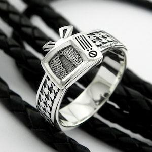 Persona 4 Midnight channel Ring-geeky nerdy cosplay gift stuff-Handcrafted